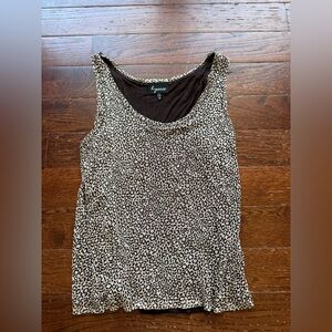 Leopard Print Sleeveless Top